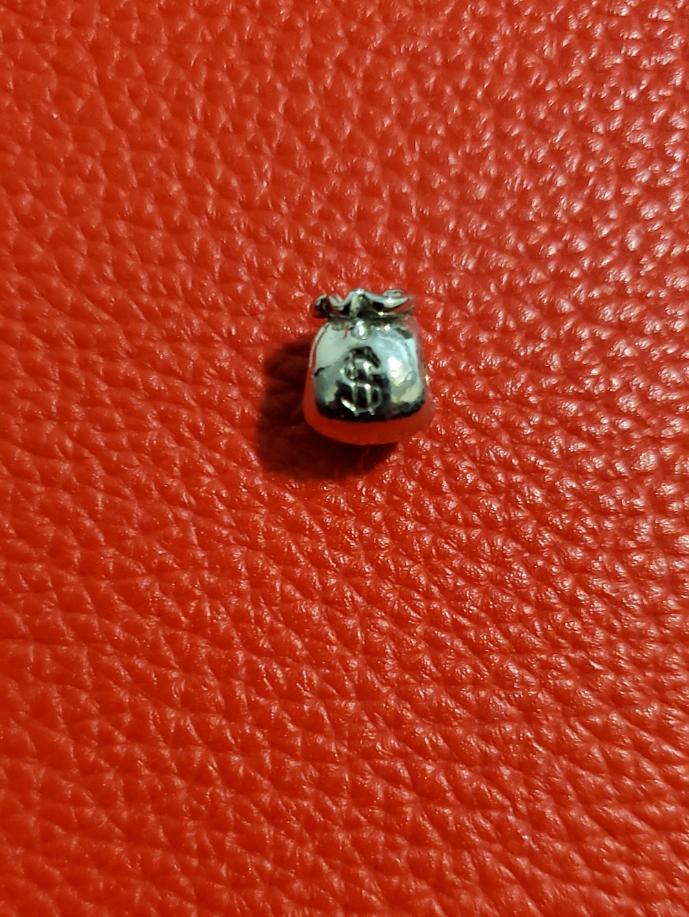Pandora 925 Sterling Silver Money Bag Charm with Dollar Sign